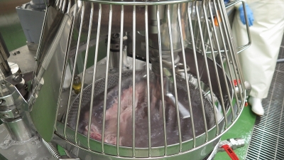 天然本マグロホルモン加工