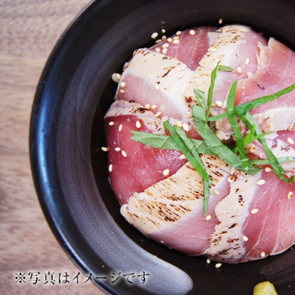 天然本マグロ炙り漬け(刺身