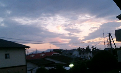 写メ 夕焼け1