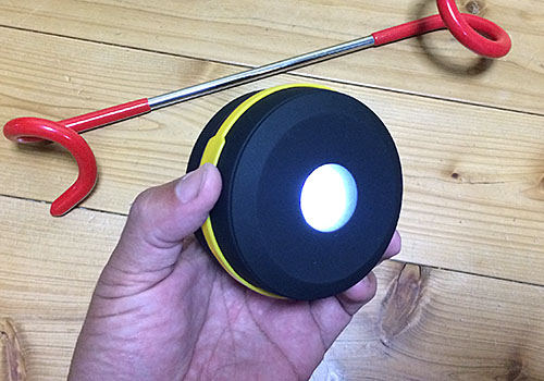 懐中電灯にも