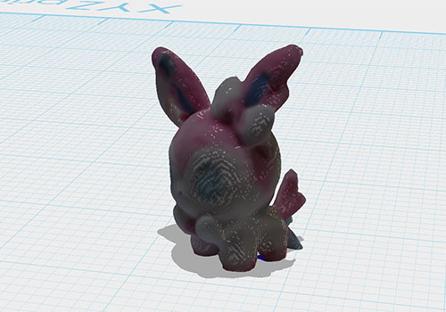 ぬいぐるみをスキャン