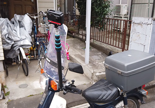 バイクに搭載