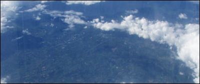 飛行機から