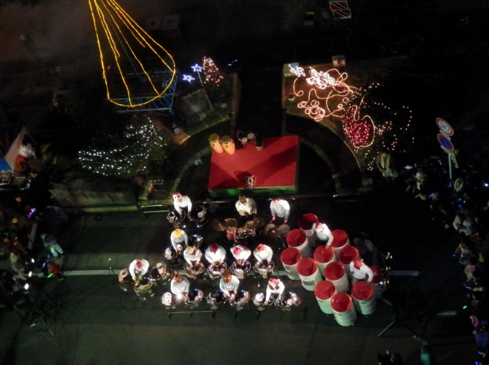 ドラム演奏クリスマスイブ