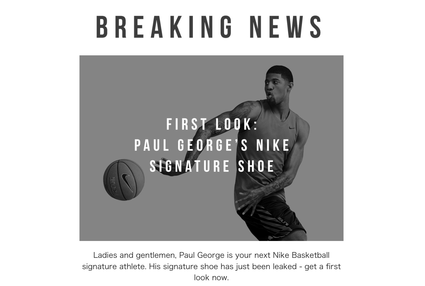 nike basketball signature athletes