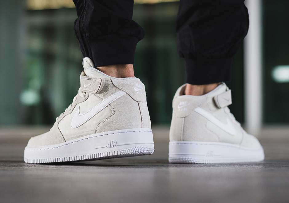 air force 1 mid light bone
