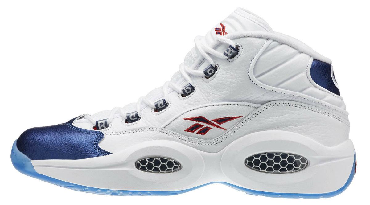 reebok question mid red toe