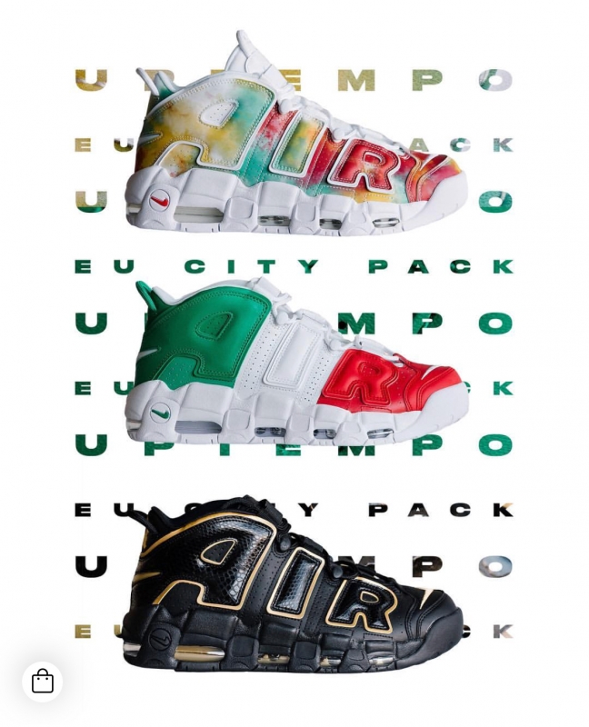 NIKE AIR MORE UPTEMPO “EU CITY PACK” IS NOW ON SALE | 店長の日記