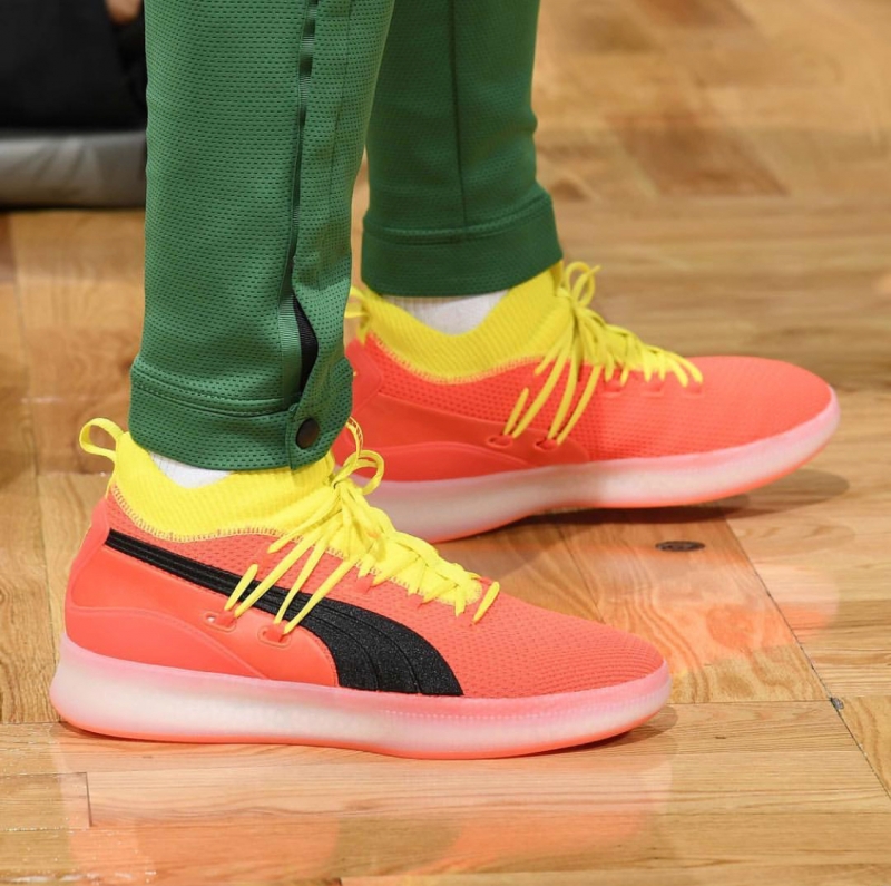 TERRY ROZIER RACED UP PUMA CLYDE COURT 
