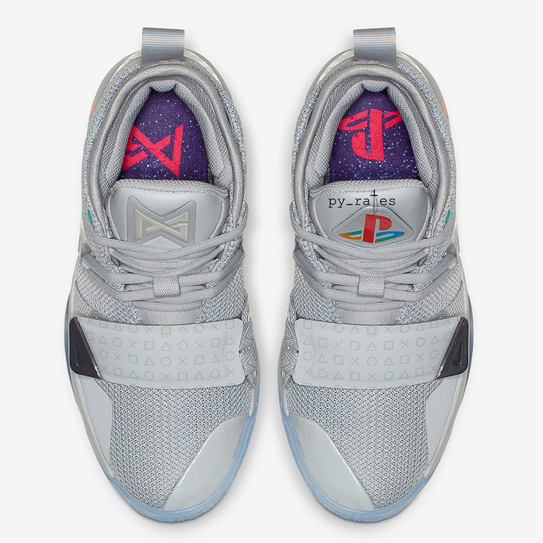 playstation x nike pg 2.5 grey
