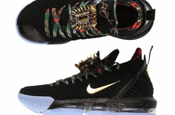 lebron 16 watch the throne on feet