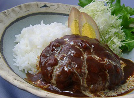 白老牛ハンバーグプレート