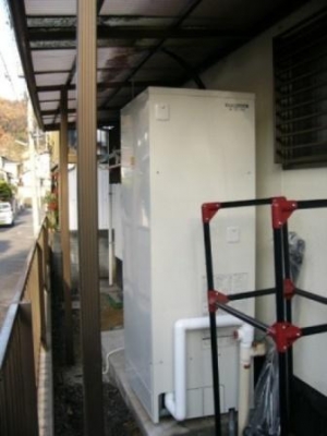 エコキュート設置後