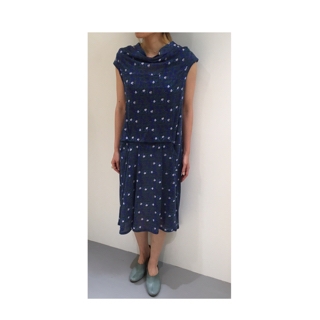 ピーマン柄ワンピース Navy Wo Kokura Shop Blog