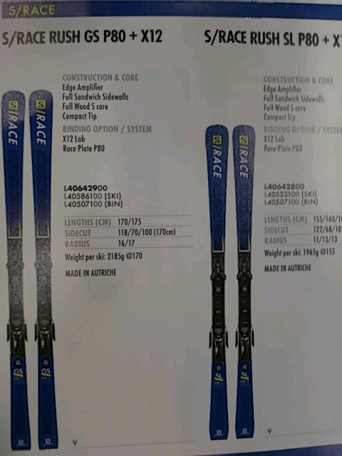 salomon race rush
