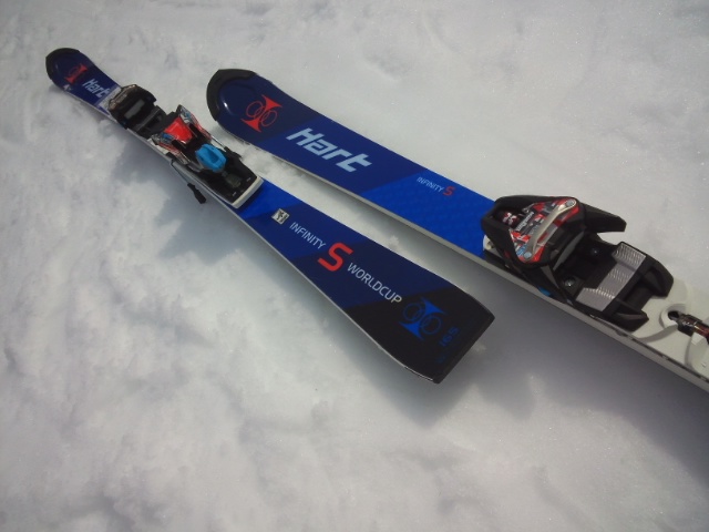 ブラック系,160cm～上品 スキー板165㎝ HART infinity S WC 板 スキー 