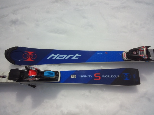 ブラック系,160cm～上品 スキー板165㎝ HART infinity S WC 板 スキー 