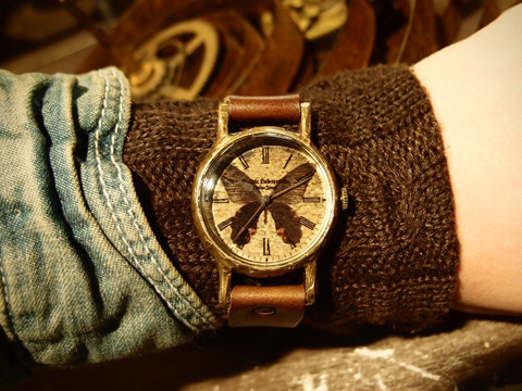 クロアゲハの腕時計 Classic Wristwatch Papilio protenor M ¥17,666