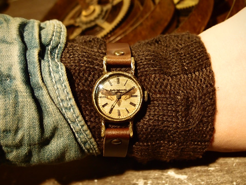 メンガタスズメの腕時計 Classic Wristwatch Acherontia atropos SS ¥16,660