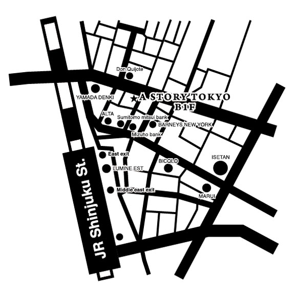 A STORY TOKYO 新宿東口店 ノベルティ