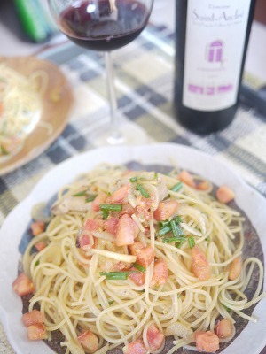 トマトの冷製パスタ