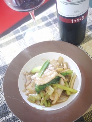 豚の味噌焼き
