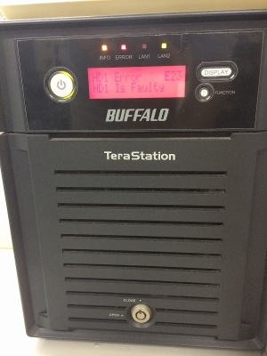Tera Station エラー 姫路 ハードディスク