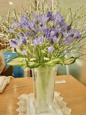 アートフラワーブーケ ラナンキュラス カロライナジャスミン 立体絵画