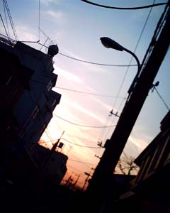 夕暮れ