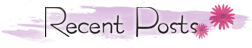Recent Posts Recent Posts