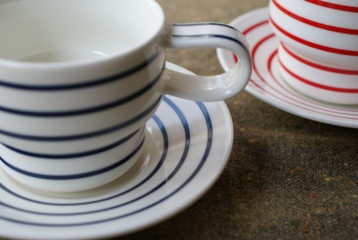 CoV Fabric Boarder Cup&Saucer