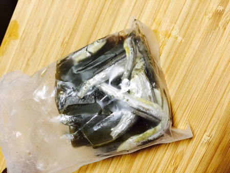 椎茸のお出汁でお味噌汁