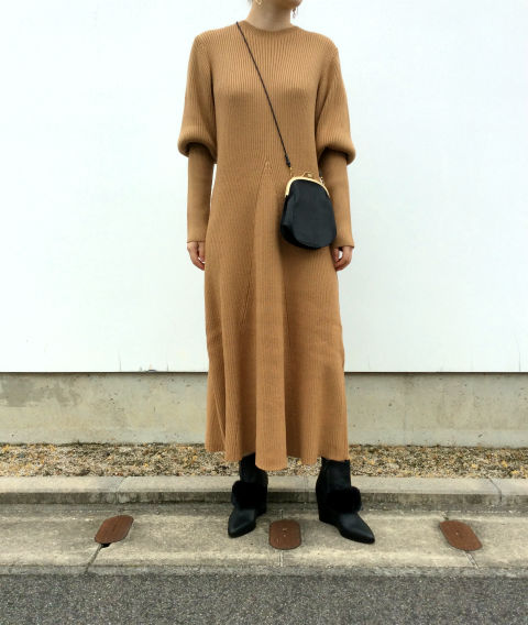 RIM.ARK」Wool knit flare OP！！ | Bond-blog