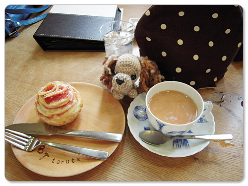 いちじくのタルト&紅茶