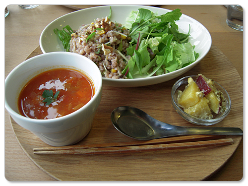 brown rice salad & soup
