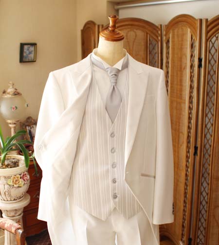 結婚式用モーニング 楽天市場】【日本製】夏用 モーニングコート3P ：RM17602-15000