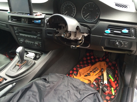BMW E90 ステアリングロック警告灯(ELV) | Maintenance Blog～整備ブログ～
