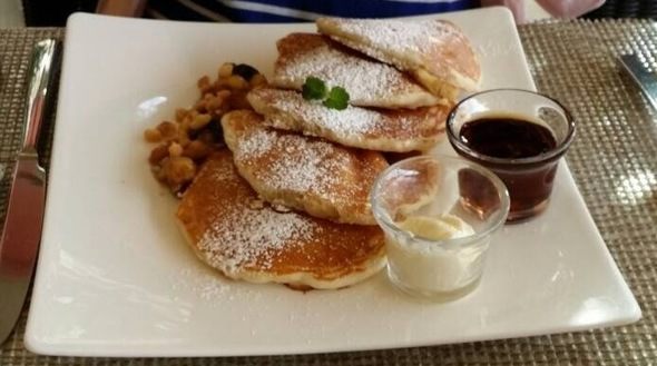 ザ・ロイヤル・ハワイアン・ラグジュアリーコレクションリゾート【朝食】パンケーキ