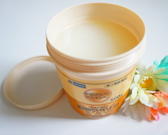 白色ワセリン 500g【手足のヒビ・あかぎれに】