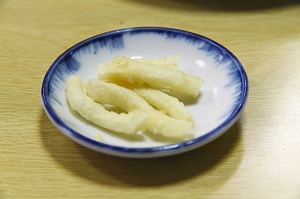 うどんの素揚げ