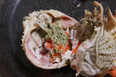 せいこがにの食べ方