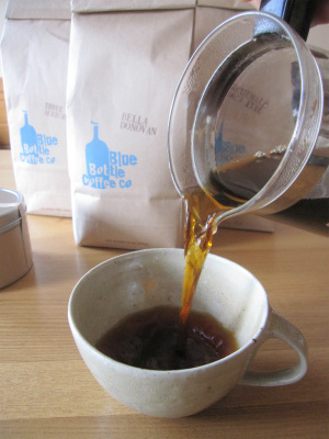 ブルーボトルコーヒーをハンドドリップにて抽出
