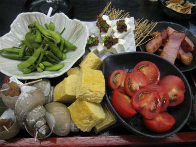 蕎麦前いろいろ