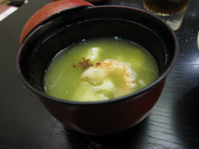 蕎麦掻きすり流し