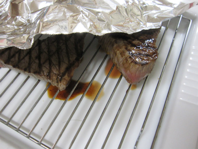 南部鉄器グリルパン ステーキの焼き方