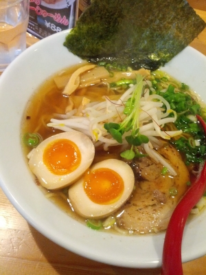 暁のラーメン