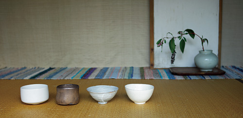 月日荘 11月「お茶を一服」展 post card
