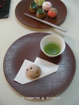 両口屋 御生菓子/漆皿 赤木明登