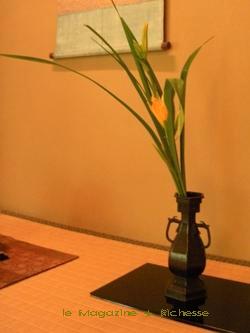 茶寮 宝泉 床の間・花