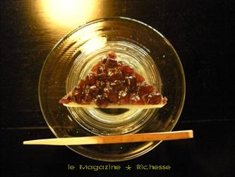 茶寮 宝泉 生菓子「水無月」_02